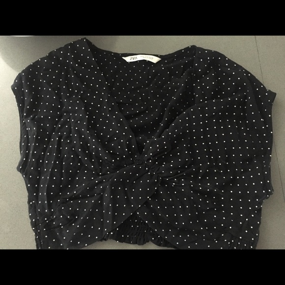 Zara cropped dot top - Picture 4 of 6